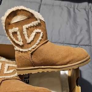 Telfar UGG Tan Shearling Boots